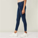 Women Stonewashed Super Skinny Fit Jeans