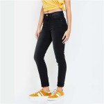 Skinny Fit Dark Washed High-Rise Jeans