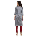 Embroidered Straight Kurta