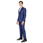 Solid Single Breasted Suit